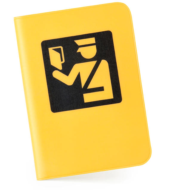 Обложка для паспорта «Паспортный контроль»