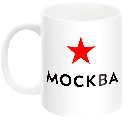 Кружка с логотипом Москвы