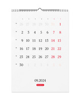 Календарь на 2024 год