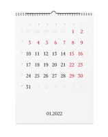 Календарь на 2022 год