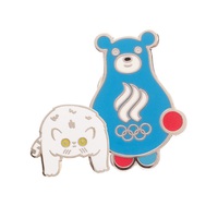 Олимпийский значок «Кот и Медведь» 