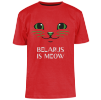 Белорусская футболка «Беларусь из мяу»