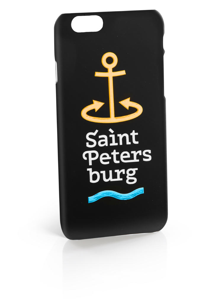 Чехол для шестого айфона с логотипом Санкт-Петербурга