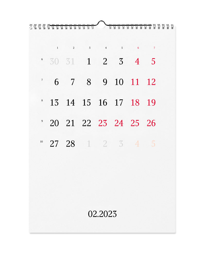 Календарь на 2023 год